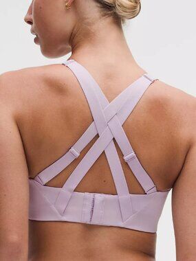 lululemon Energy Bra High support, B–G cups, light pink Size 36DDD
